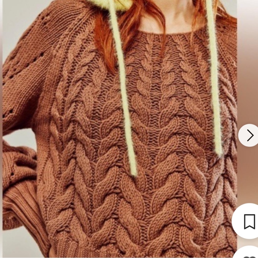 Free People Sandre Pullover Sweater